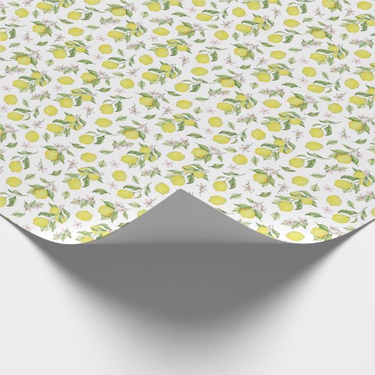 Lemon Summer Cadeaupapier (Hoek)