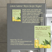 Lemon Summer Mojito Recept Magneet