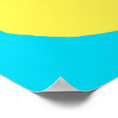 Lemon sun yellow cirart poster (Hoek)