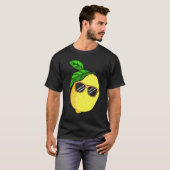 Lemon Sunbril Summer Citrus Fruitvrouwen Man Chi T-shirt (Voorkant volledig)