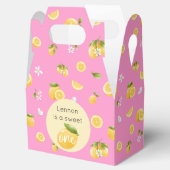 Lemon Sweet One 1st Birthday Bedankdoosjes (Geopend)
