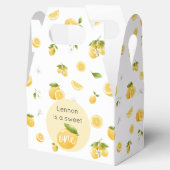 Lemon Sweet One 1st Birthday Bedankdoosjes (Geopend)