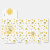 Lemon Sweet One 1st Birthday Bedankdoosjes (Ongevouwen)