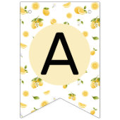 Lemon Sweet One 1st Birthday Vlaggetjes (Derde vlag)