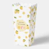 Lemon Sweet One Verjaardag Bedankdoosjes (Achterkant)