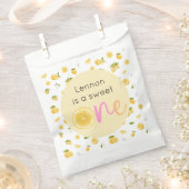 Lemon Sweet One Verjaardag Bedankzakje (Geknipt)