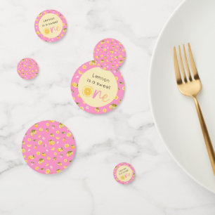 Lemon Sweet One Verjaardag Confetti
