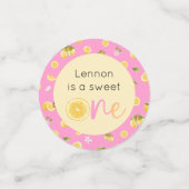 Lemon Sweet One Verjaardag Confetti (Kleine voorkant)