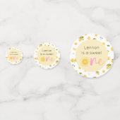 Lemon Sweet One Verjaardag Confetti (Voorkanten)