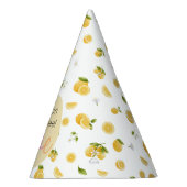 Lemon Sweet One Verjaardag Feesthoedjes (Rechts)