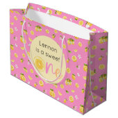 Lemon Sweet One Verjaardag Grote Cadeautas (Achterkant Gekanteld)