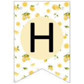 Lemon Sweet One Verjaardag Vlaggetjes (Tweede vlag)