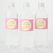 Lemon Sweet One Verjaardag Waterfles Etiket (Flessen)