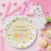 Lemon Sweet One verjaardagsfeestje Papieren Bordje (Feest)