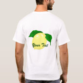 Lemon T-shirt (Achterkant)