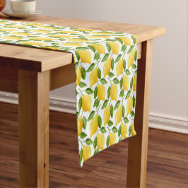 Lemon Table Runner Korte Tafelloper