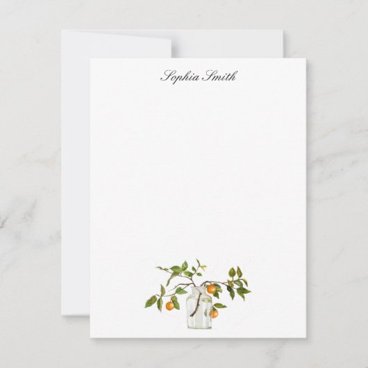 Lemon tak in Jar Bedankkaart (Voorkant)