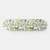 Lemon takken met bloesems en vruchten persoonlijk skateboard (Horizontaal)