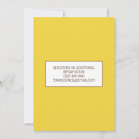 Lemon Tart Tarte au Citron Bake Sale Pi Day Kaart (Achterkant)