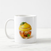 Lemon tea glass Mug - Minimal kitchen design Koffiemok (Links)