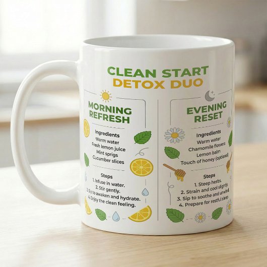Lemon Tea Reset Duo Morning & Night Recipe Koffiemok