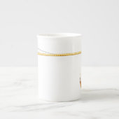 Lemon Tea Under Construction – Bone China Mug Porselein Kop (Voorkant)