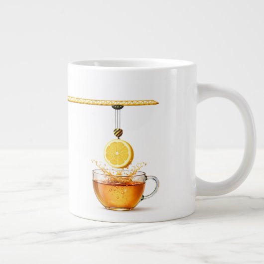 Lemon Tea Under Construction – Jumbo Mug for True  Grote Koffiekop (Rechts)