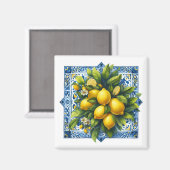 Lemon Tegelmagneet Magneet (Voorkant / Achterkant)