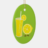 Lemon-teken naast limonade keramisch ornament (Rechts)