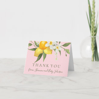 Lemon Thank You Card Bedankkaart