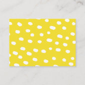 Lemon Thema Baby shower Boek Aanvraag Informatiekaartje (Achterkant)