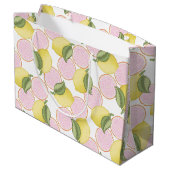 Lemon Thema Roze Verjaardag Party Gift Bag Groot Cadeauzakje (Achterkant Gekanteld)