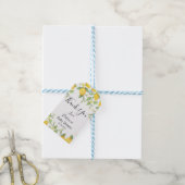 Lemon Theme Baby shower Favor tag Cadeaulabel (Met Touw)