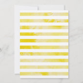 Lemon Theme Gender Reopenbaart de Uitnodiging van  (Achterkant)