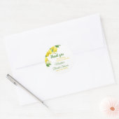Lemon Theme Hartelijk dank Sticker (Envelop)