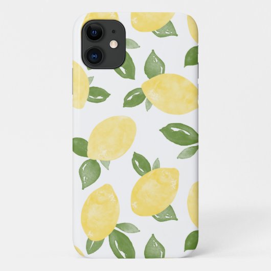 Lemon Theme Hoesje-Mate iPhone Case (Achterkant)