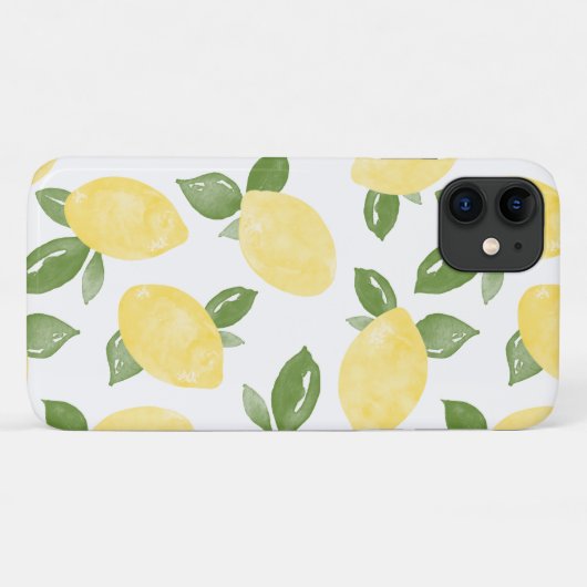 Lemon Theme Hoesje-Mate iPhone Case (Achterkant (horizontaal))