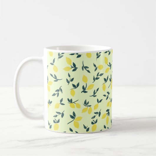 Lemon Theme Koffiemok (Links)