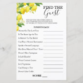 Lemon Theme vindt de Kaart van het Spelspel (Voorkant)