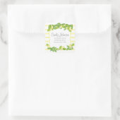 Lemon Theme Vrijgezellenfeest Adres Etiket (Tas)