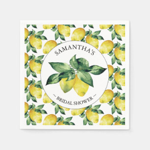 Lemon Theme Vrijgezellenfeest Servet