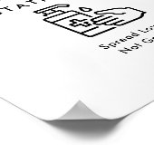 Lemon Theme Wedding Sanitizing Station Poster (Hoek)