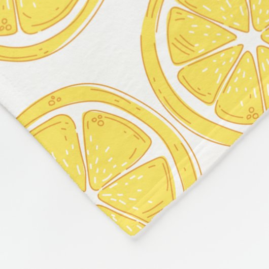 Lemon Thleece Throw Blanket Fleece Deken (Hoek)