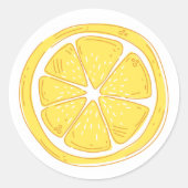 Lemon ThMED Round Sticker (Voorkant)