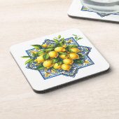 Lemon Tile Kunststof Onderzetter Set (Linkerzijde)