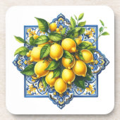 Lemon Tile Kunststof Onderzetter Set (Voorkant)