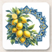 Lemon Tile Kunststof Onderzetter Set (Voorkant)