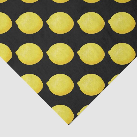 Lemon Tissuepapier (Detail)