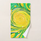 Lemon Tornado Design Bad Handdoek (Handdoek)