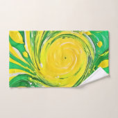 Lemon Tornado Design Bad Handdoek (Handdoek)